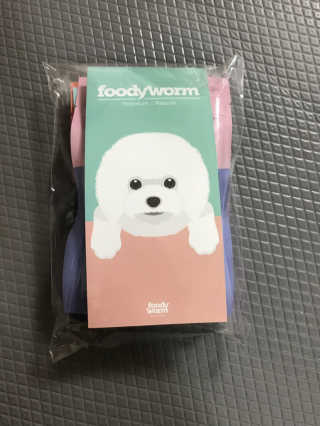 푸디웜 주식회사 [푸디웜] 강아지 저알러지 수제간식 3종세트 — 5점을 준 리뷰어가 2018년 11월 올린 사용 사진