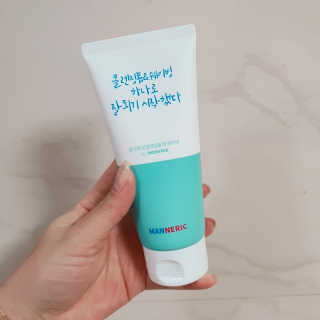 매너릭 올인원 딥클렌징폼 앤 쉐이빙 — 5점을 준 리뷰어가 2020년 1월 올린 사용 사진