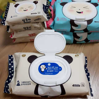 달곰이 물티슈 — 5점을 준 리뷰어가 2018년 5월 올린 사용 사진