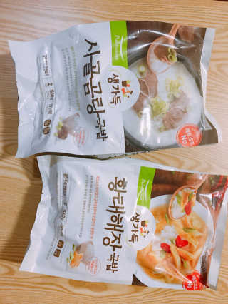 [풀무원] 사골곰탕국밥 황태해장국밥 — 4.67점을 준 리뷰어가 2018년 6월 올린 사용 사진