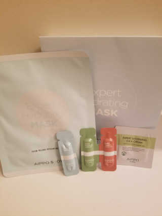 아이뽀 모든 피부 타입을위한 AIPPO Expert Hydrating Mask — 5점을 준 리뷰어가 2018년 2월 올린 사용 사진
