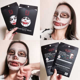 하이힐 리얼 호러마스크팩, HiHEEL REAL HORROR MASKPACK 하이힐 리얼 호러마스크팩-드라큐라 — 4.5점을 준 리뷰어가 2016년 12월 올린 사용 사진