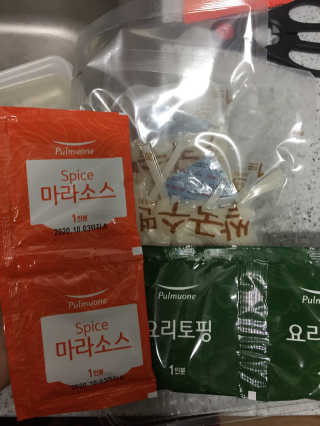 풀무원 마라덕후 모여라~ 사천식 마라쌀국수+마라볶음쌀국수 — 5점을 준 리뷰어가 2019년 11월 올린 사용 사진
