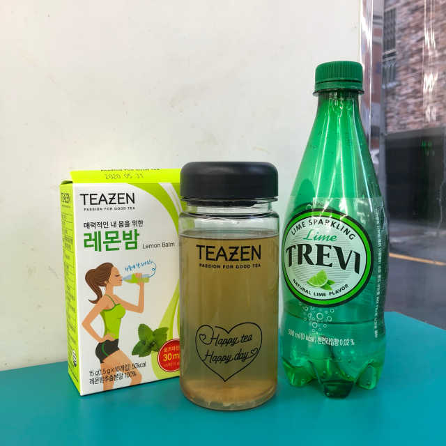 티젠 레몬밤 + 마이보틀 리뷰 사진