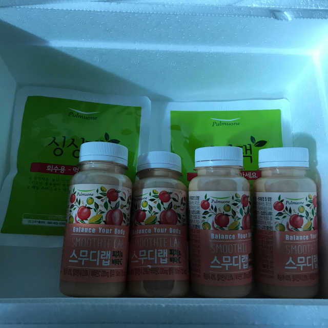스무디랩 피치&비타 리뷰 사진