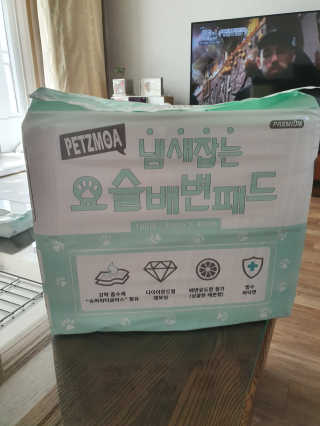 페츠모아 냄새잡는 요술배변패드 — 5점을 준 리뷰어가 2020년 2월 올린 사용 사진