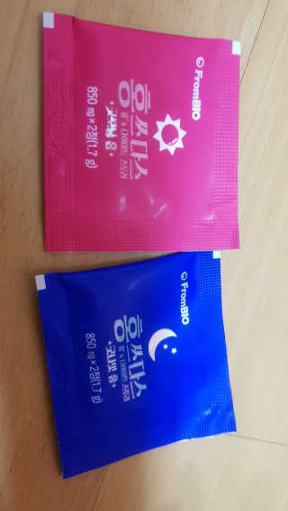 프롬바이오 홍쓰다스 아침,저녁 맞춤형 다이어트식품 14포+14포 — 4점을 준 리뷰어가 2019년 8월 올린 사용 사진