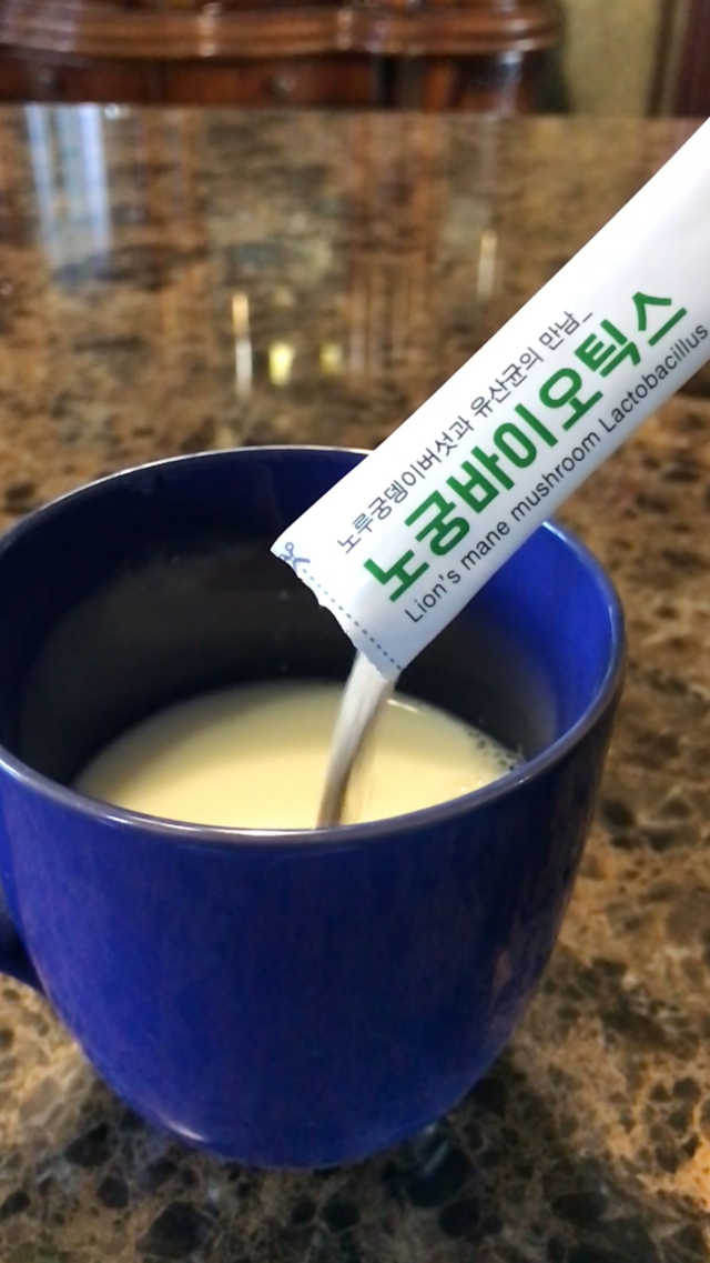 노루궁뎅이버섯과 유산균의 만남_노궁바이오틱스 리뷰 사진