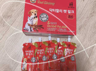 닥터할리펫밀크 8종 — 5점을 준 리뷰어가 2020년 2월 올린 사용 사진