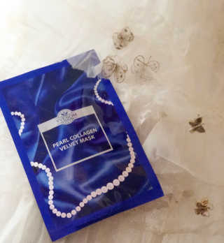Pearl Collagen Velvet Mask 1 BOX by YVESOM — 5점을 준 리뷰어가 2019년 2월 올린 사용 사진