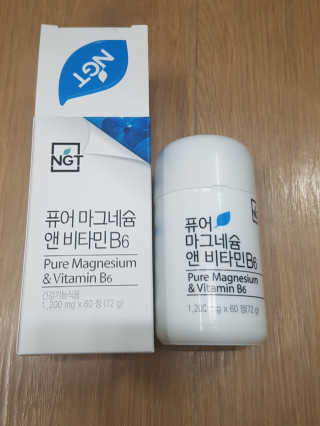 네츄럴굿띵스 퓨어 마그네슘 앤 비타민B6 30일분 — 5점을 준 리뷰어가 2018년 8월 올린 사용 사진