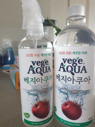 베지아쿠아 475ml + 리필 1000ml 1Set — 5점을 준 리뷰어가 2019년 9월 올린 사용 사진