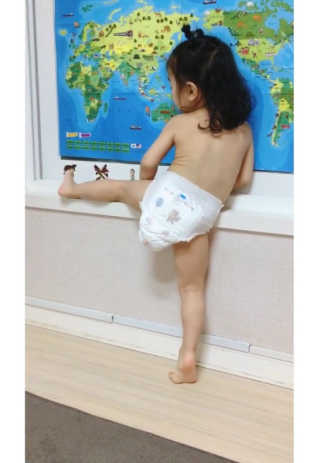 보솜이 액션핏 팬티형 — 5점을 준 리뷰어가 2019년 4월 올린 사용 사진