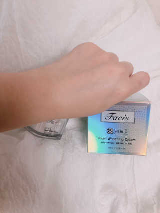 파시스 올인원 진주 화이트닝 크림 100ml — 4점을 준 리뷰어가 2019년 5월 올린 사용 사진