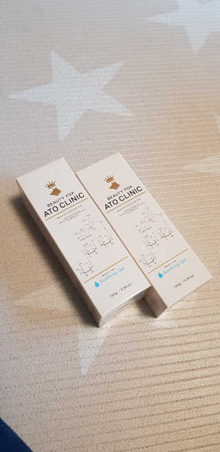 뷰티여우_아토클리닉 [아토클리닉] 아기들이 쓰는 보습, 진정 수딩젤 2개 — 4점을 준 리뷰어가 2019년 5월 올린 사용 사진