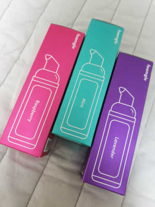폼글 I foamgle [폼글] 거품가글 50ml 3종 - 민트, 라벤더, 라즈베리 — 5점을 준 리뷰어가 2019년 10월 올린 사용 사진