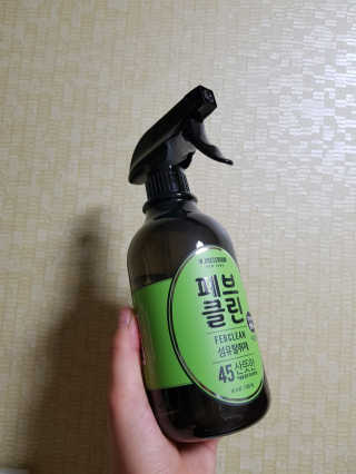 더블유드레스룸 페브클린 500ml — 5점을 준 리뷰어가 2018년 8월 올린 사용 사진