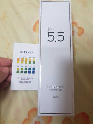 포므시 스노우화이트클렌징폼pH5.5 — 4점을 준 리뷰어가 2019년 6월 올린 사용 사진