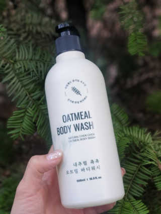 (주)에네스티 내추럴 촉촉  오트밀 바디워시 500ml — 5점을 준 리뷰어가 2019년 10월 올린 사용 사진