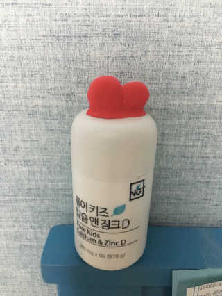 네츄럴굿띵스 퓨어 키즈 칼슘 앤 징크D 30일분 — 4.75점을 준 리뷰어가 2018년 8월 올린 사용 사진