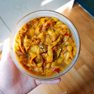 맛있는 통영 멍게향가득한 통영 멍게젓갈 300g — 5점을 준 리뷰어가 2018년 8월 올린 사용 사진