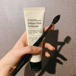 the naked object 디블랙팩치약 디블랙칫솔 세트 — 5점을 준 리뷰어가 2020년 2월 올린 사용 사진