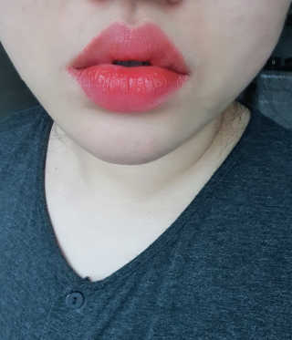 릴리바이레드 쥬시라이어 워터틴트 02 체리 크러쉬인 척 — 5점을 준 리뷰어가 2020년 3월 올린 사용 사진