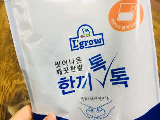 L'grow (엘그로) L'grow(엘그로) 씻어나온 한끼톡톡쌀! — 5점을 준 리뷰어가 2017년 12월 올린 사용 사진