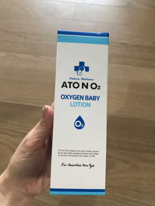 아토앤오투 아토엔오투 옥시젠 베이비 로션 — 5점을 준 리뷰어가 2019년 4월 올린 사용 사진