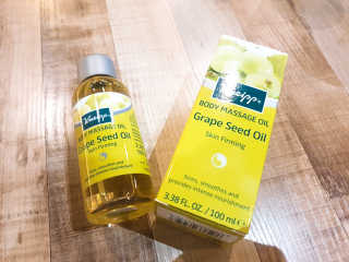 [크나이프] 그레이프씨드 슬리밍 마사지오일 100ml — 5점을 준 리뷰어가 2019년 8월 올린 사용 사진