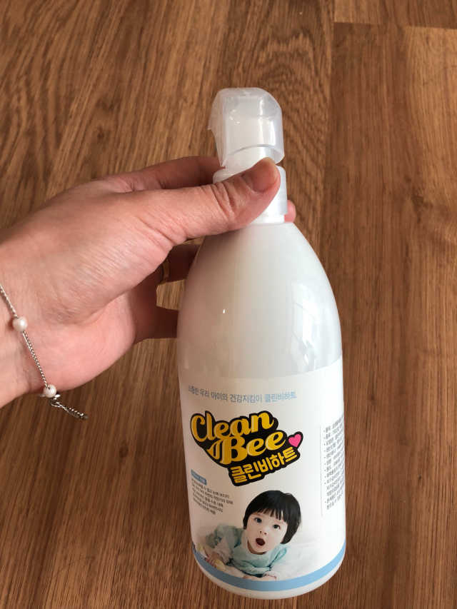 유아전용 탈취살균수 클린비하트 리뷰 사진