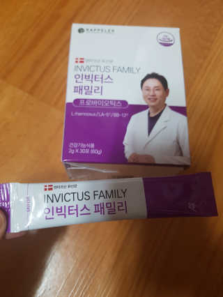 라플레 유해균을 이겨 튼튼한 장으로,  인빅터스 패밀리 — 3점을 준 리뷰어가 2019년 3월 올린 사용 사진