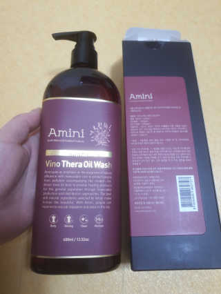 아미니 비노테라 오일워시 400ml 대용량 — 5점을 준 리뷰어가 2020년 1월 올린 사용 사진
