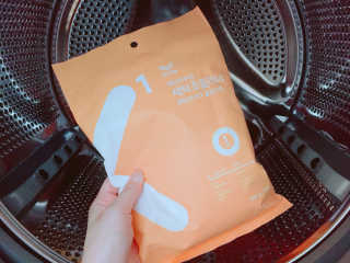 레인보우샵 올인원세탁세제,베이킹소다 스틱포6개입+세탁조클리너 — 4.67점을 준 리뷰어가 2018년 4월 올린 사용 사진