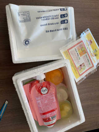 데르뜨 떠먹는 과일 3종, 짜먹는 과일 2종 총 10개 체험 — 4점을 준 리뷰어가 2020년 3월 올린 사용 사진