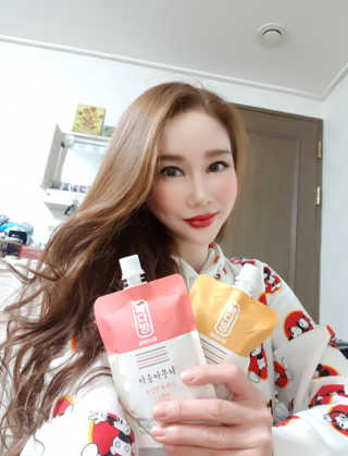 자연원 복다방 2종 100ml 10포씩 — 5점을 준 리뷰어가 2018년 12월 올린 사용 사진