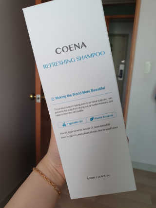 코에나샴푸 500ml — 3점을 준 리뷰어가 2019년 7월 올린 사용 사진