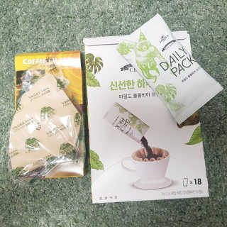 (주)쟈뎅 [쟈뎅] 클래스 신선한 하루 원두+여과지 SET — 5점을 준 리뷰어가 2019년 3월 올린 사용 사진