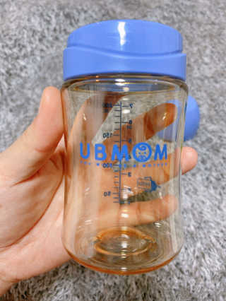 유비맘 PPSU 젖병 노꼭지_200ml_컬러 랜덤 발송 — 5점을 준 리뷰어가 2019년 12월 올린 사용 사진