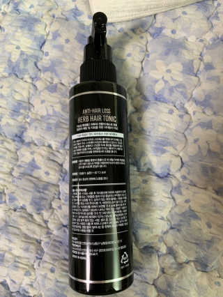 다슈코리아 다슈 데일리 안티 헤어로스 허브 헤어토닉 150ml — 5점을 준 리뷰어가 2019년 9월 올린 사용 사진