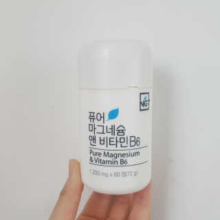 네츄럴굿띵스 퓨어 마그네슘 앤 비타민B6 30일분 — 5점을 준 리뷰어가 2018년 5월 올린 사용 사진