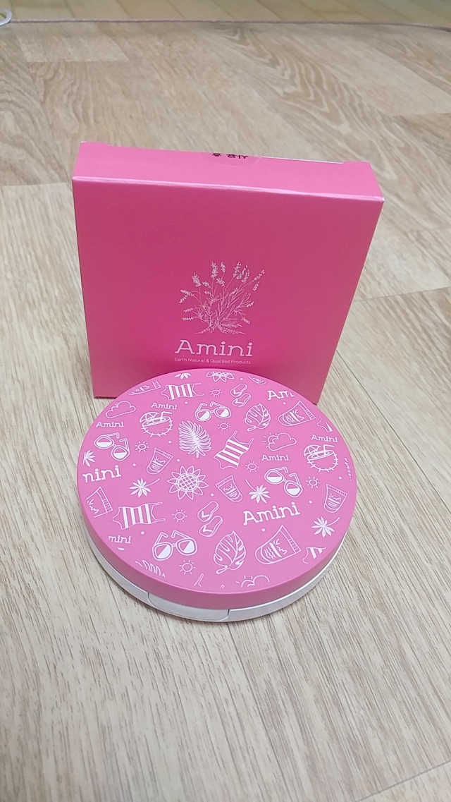아쿠아 프로텍터 선쿠션 리뷰 사진