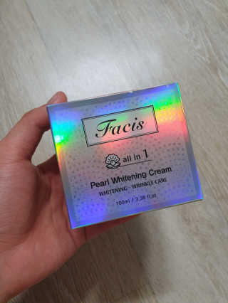 파시스 올인원 진주 화이트닝 크림 100ml — 4점을 준 리뷰어가 2019년 6월 올린 사용 사진