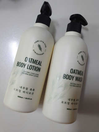 (주)에네스티 내추럴 촉촉  오트밀 바디워시 500ml — 5점을 준 리뷰어가 2020년 3월 올린 사용 사진