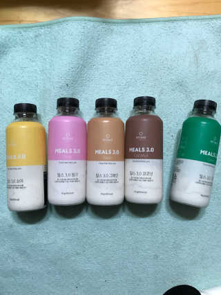인테이크 밀스 3.0 Trial Kit(보틀형 5종) — 3.5점을 준 리뷰어가 2017년 4월 올린 사용 사진