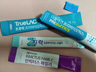메이준뉴트리 이승남 원장의 더블액션 프리바이오틱스 — 5점을 준 리뷰어가 2020년 3월 올린 사용 사진