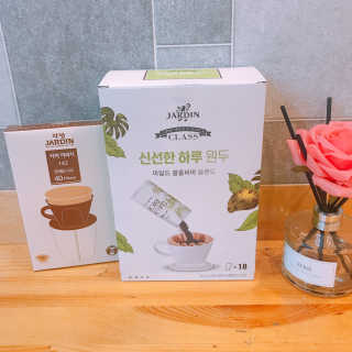 (주)쟈뎅 [쟈뎅] 클래스 신선한 하루 원두+여과지 SET — 5점을 준 리뷰어가 2019년 3월 올린 사용 사진