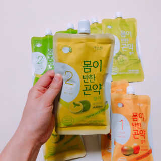 몸반곤 몸이반한 이중 곤약젤리 저칼로리4종_총8파우치 — 5점을 준 리뷰어가 2019년 3월 올린 사용 사진