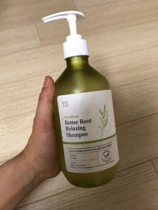 달리프 클로렐라 베러 루트 릴렉싱 샴푸 500ml — 5점을 준 리뷰어가 2018년 12월 올린 사용 사진