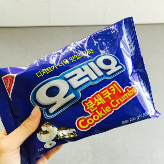 오레오 분쇄쿠키 — 4.5점을 준 리뷰어가 2016년 8월 올린 사용 사진
